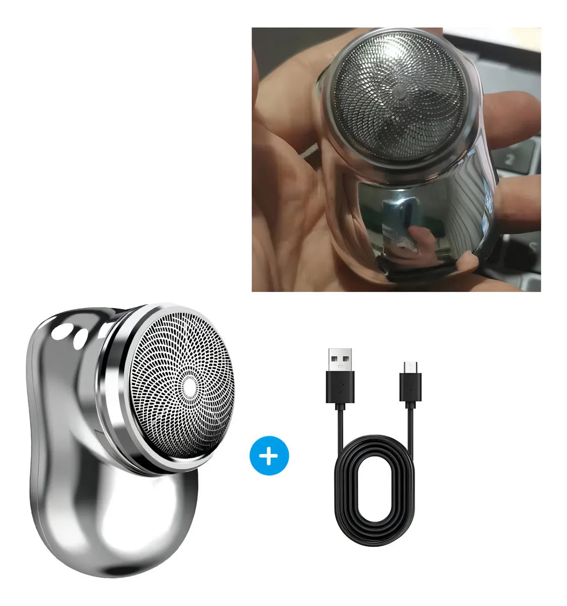 CORTE PRECISO Y SIN IRRITACIÓN - Mini Afeitadora Eléctrica Portátil - LA SEGUNDA UNIDAD A MITAD DE PRECIO HOY