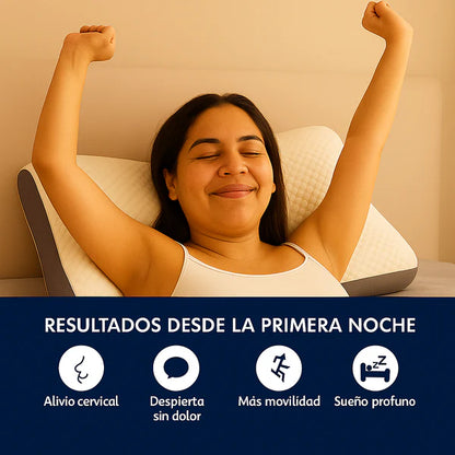 MEJORA LA CALIDAD DE TU SUEÑO - Almohada Cervical SPA 3D ¡ÚLTIMAS UNIDADES 50% OFF!