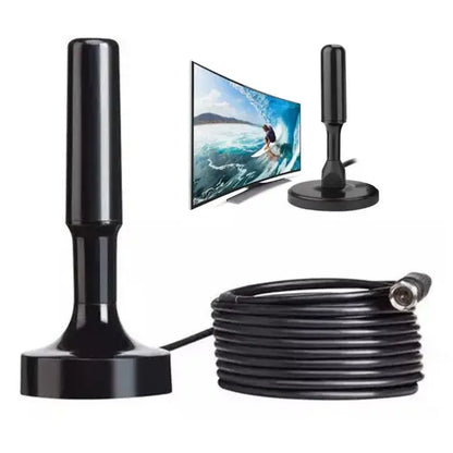 LA ÚNICA CON CABLE DE 5 METROS - Antena TV HD Digital - DISFRUTA TUS CANALES FAVORITOS EN FULL HD