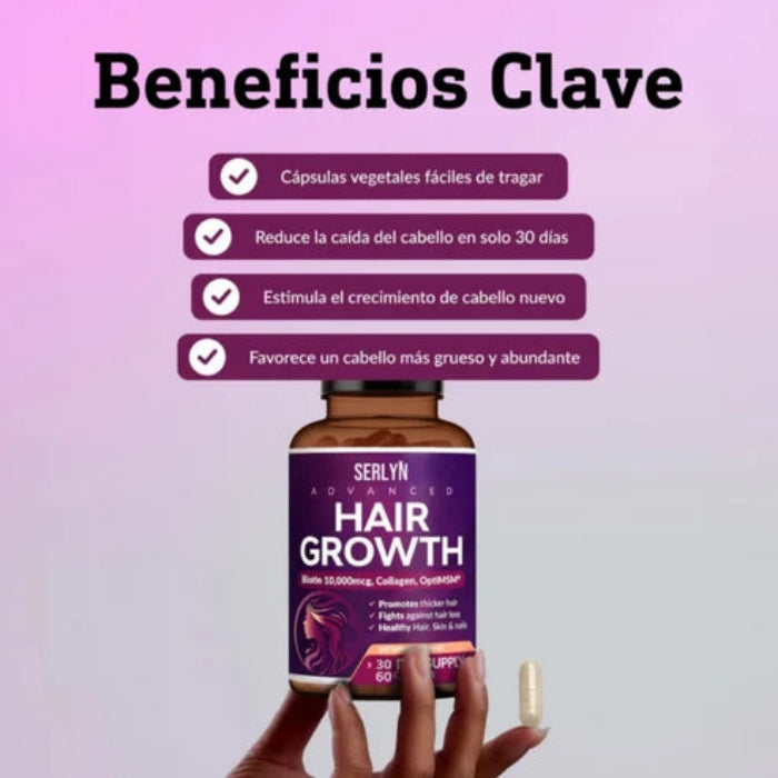 Hair Growth Advanced Cap 60 - LA SEGUNDA UNIDAD POR SOLO + $34.000