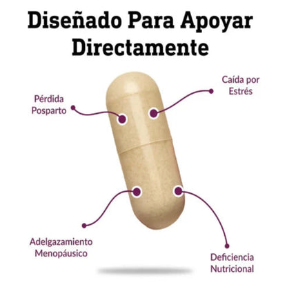 Hair Growth Advanced Cap 60 - LA SEGUNDA UNIDAD POR SOLO + $34.000
