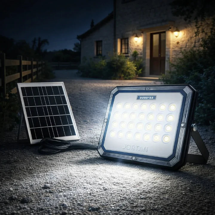 Kit Reflector Solar 500 Watts Alta Potencia Con Panel Solar y Control