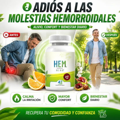 HEM Hero Hemorroides | Elimínalas de Raíz