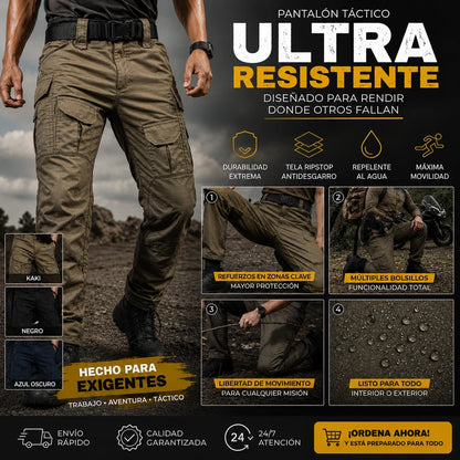 Pantalon Tactico Ultra Resistente (Indestructible)