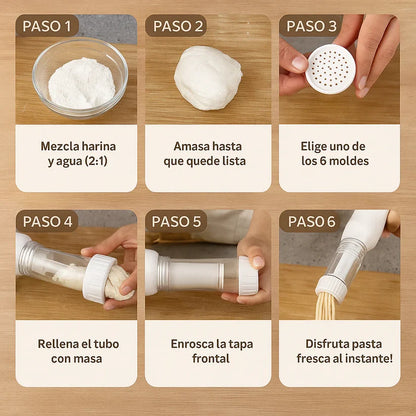 Máquina Eléctrica Para Pasta Fresca | Incluye 5 Discos Moldeadores - LA SEGUNDA UNIDAD POR SOLO + $79.000