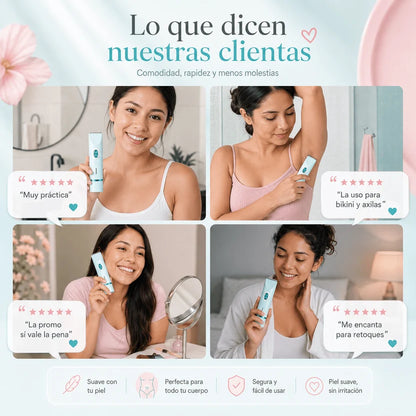 depiladora eléctrica doble cabezal - Beneficios que si se notan