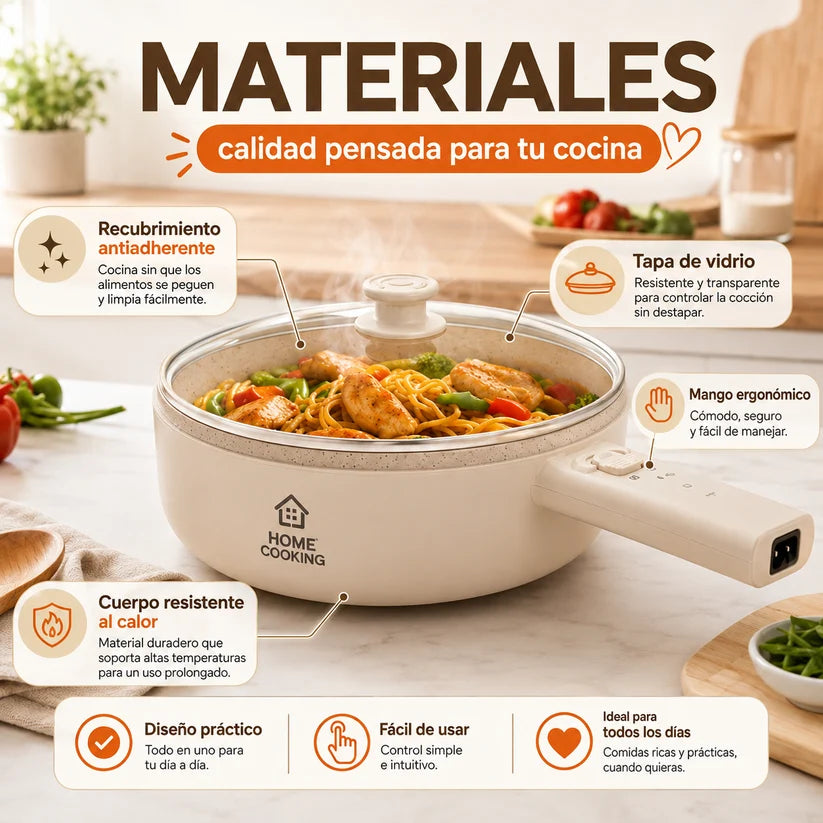 Olla Eléctrica de 1.8 Litros para Cocinar Rápido y Sin Complicaciones - ¡LA SEGUNDA UNIDAD POR $64.000!