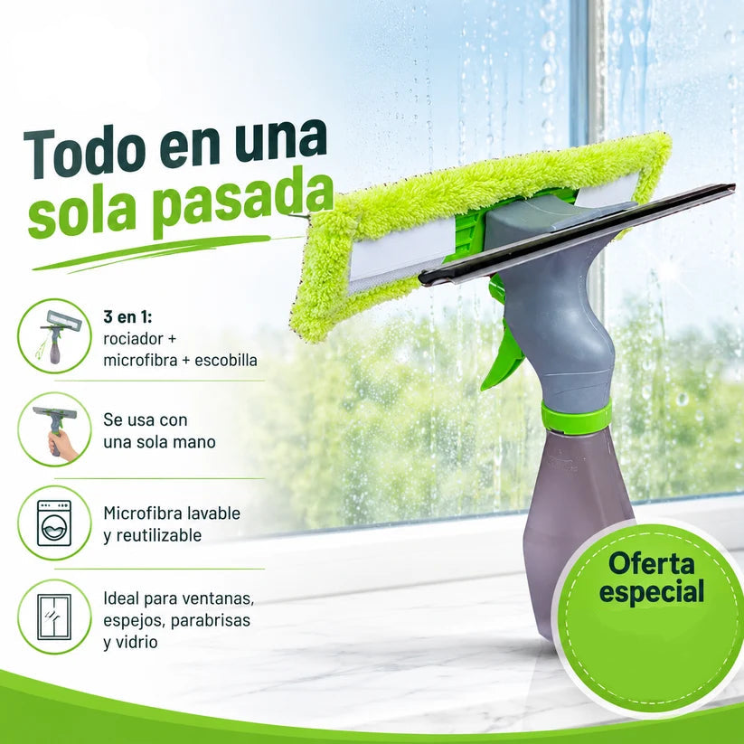 MicroClean™ — LIMPIADOR DE VIDRIO 3 EN 1 WINNER