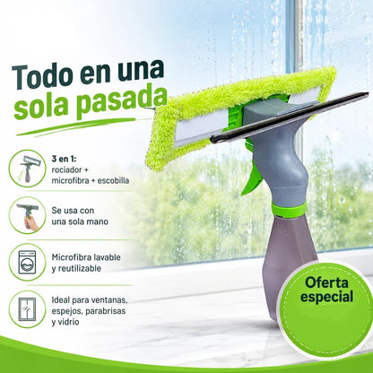 MicroClean™ — LIMPIADOR DE VIDRIO 3 EN 1 WINNER