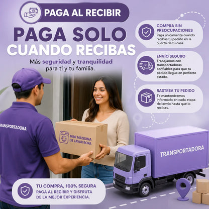 Lavadora Portátil Plegable - Prendas Pequeñas Sin Ocupar Espacio