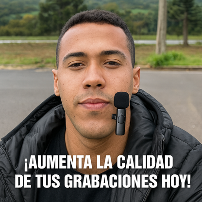 SUPER PROMO SOLO HOY 50 % OFF - Micrófonos Inalámbricos De Solapa 2 En 1