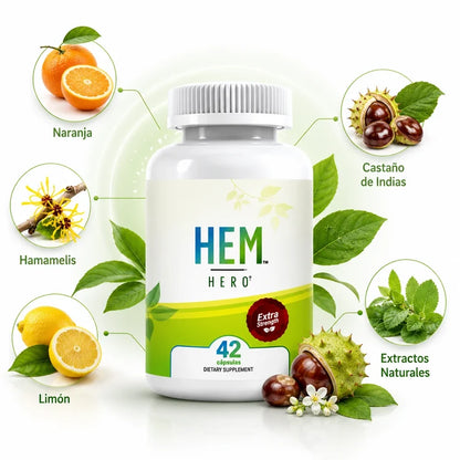 HEM Hero Hemorroides | Elimínalas de Raíz