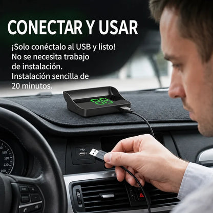 ¡LANZAMIENTO 2026! Velocímetro Digital GPS para Coche con Pantalla Head-Up Display