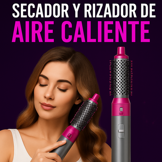 OFERTA IMPERDIBLE 35 % DE DESCUENTO SOLO HOY - CEPILLO SECADOR DE CABELLO 5 EN 1
