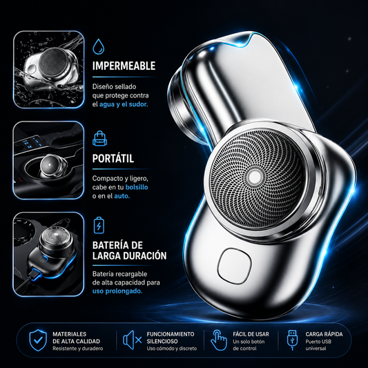 Mini Afeitadora Eléctrica Portátil CON 35% OFF - ULTIMAS UNIDADES