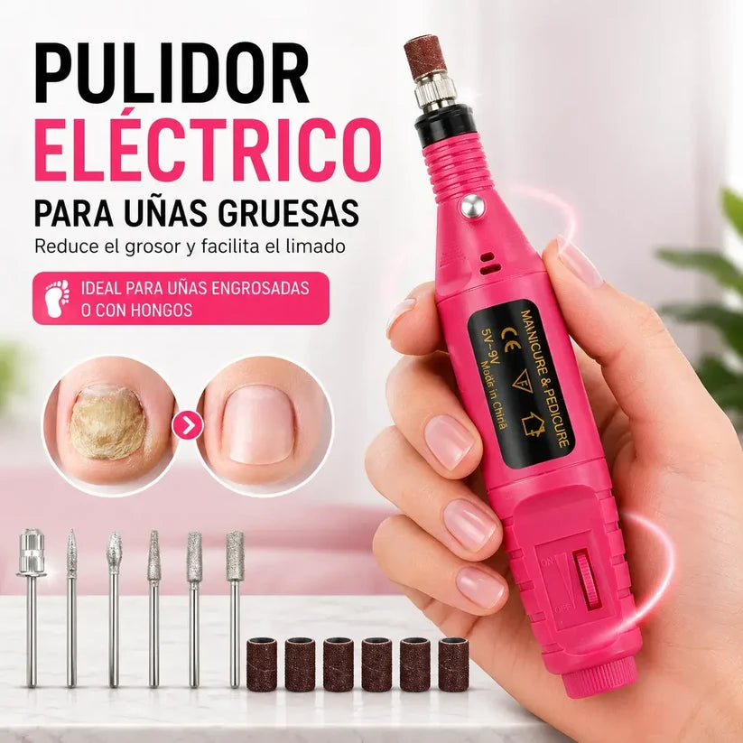 PULIDOR DE UÑAS CASERO - ¡Luce unas uñas impecables de salón en minutos y sin salir de casa!