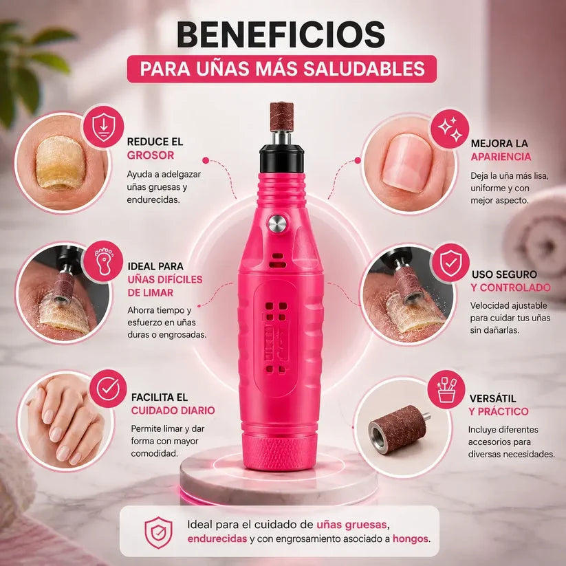 PULIDOR DE UÑAS CASERO - ¡Luce unas uñas impecables de salón en minutos y sin salir de casa!