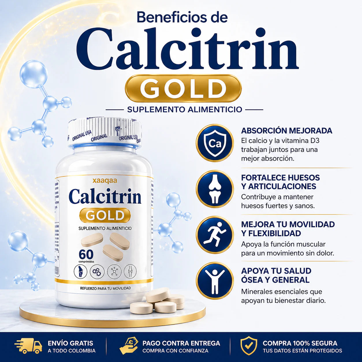 ¡LIQUIDACIÓN DE STOCK! - CALCITRIN GOLD
