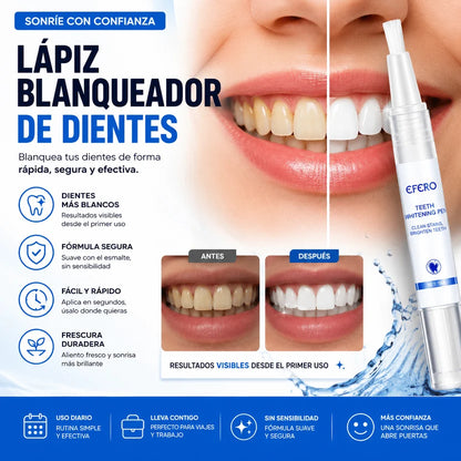 Lápiz Blanqueador Dental - Adiós Dientes Amarillos