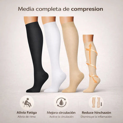 MEDIAS DE COMPRESION - LA SEGUNDA UNIDAD POR SOLO + $34.000