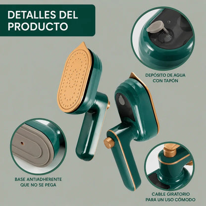 Mini plancha viajera portátil - Compacta, Rápida e Ideal para Viajar