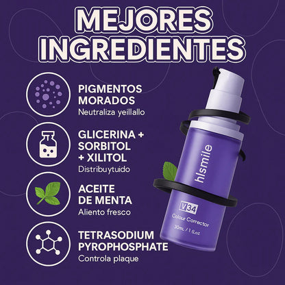 HISMILE® - Blanqueador Dental Premium - LUCE UNA SONRISA BRILLANTE - 50% DE DESCUENTO