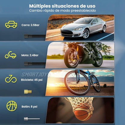 COMPRESOR PORTATIL INALAMBRICO -Potencia y Eficiencia en tus Manos - SOLO HOY 50% OFF