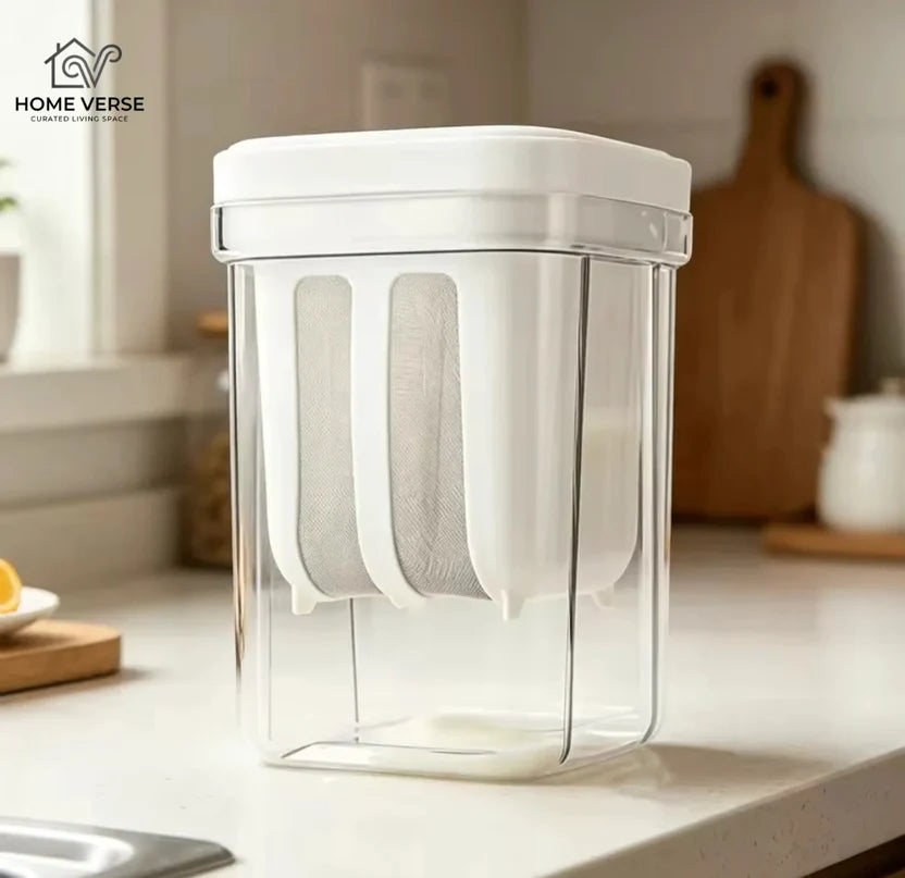 FILTRO DE YOGURTH - Convierte yogur normal en cremoso y firme sin esfuerzo ni desorden en casa