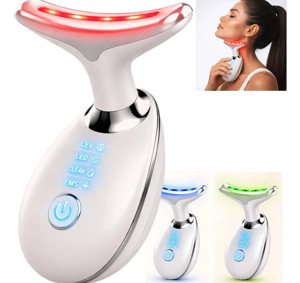 ÚLTIMAS UNIDADES - Masajeador y Tonificador Facial LED Sculpt™ -  Arrugas y Papada