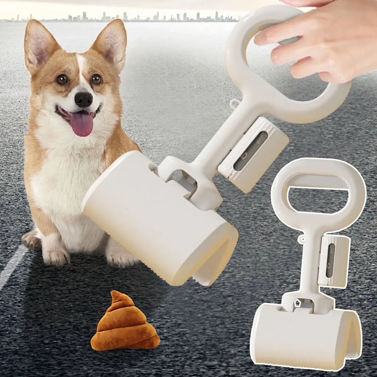 RECOGEDOR DE EXCREMENTOS PARA PERROS - Recoge sin tocar. Paseos limpios, manos limpias.
