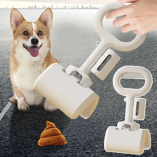 RECOGEDOR DE EXCREMENTOS PARA PERROS - Recoge sin tocar. Paseos limpios, manos limpias.
