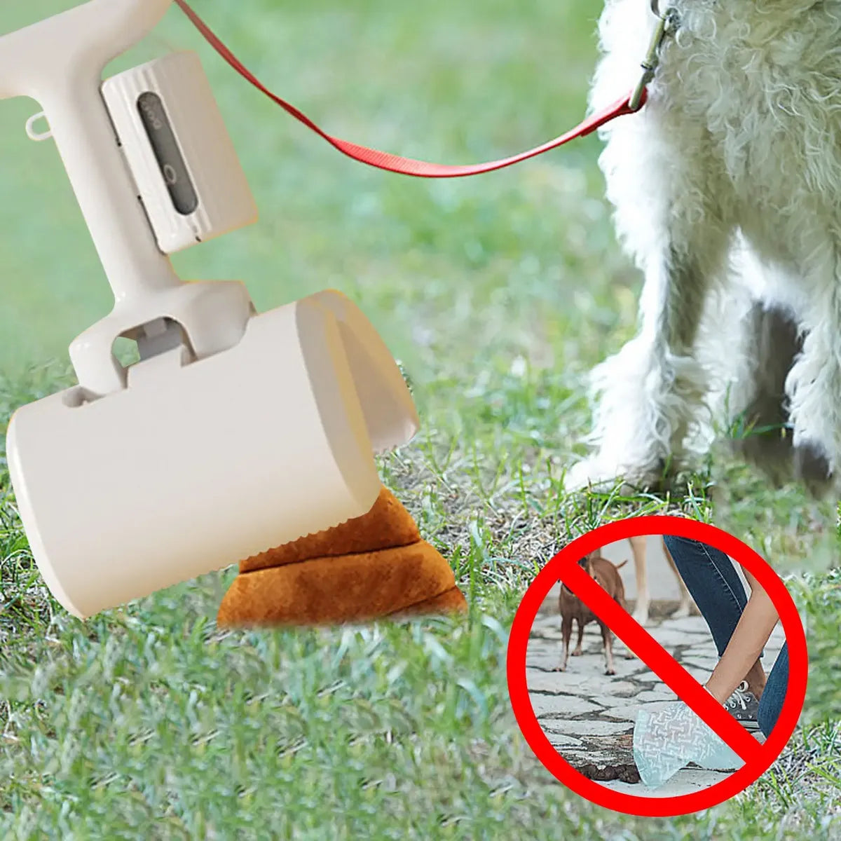 RECOGEDOR DE EXCREMENTOS PARA PERROS - Recoge sin tocar. Paseos limpios, manos limpias.