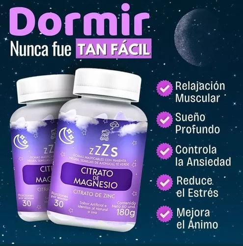Compra 1 y Llévate 2 - ÚNICO CON UNA DURACIÓN DE 30 MINUTOS - Citrato de Magnesio