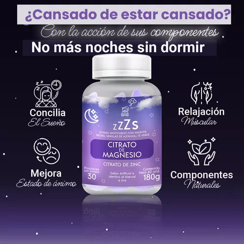 Compra 1 y Llévate 2 - ÚNICO CON UNA DURACIÓN DE 30 MINUTOS - Citrato de Magnesio