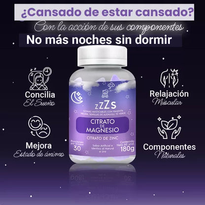 Compra 1 y Llévate 2 - ÚNICO CON UNA DURACIÓN DE 30 MINUTOS - Citrato de Magnesio