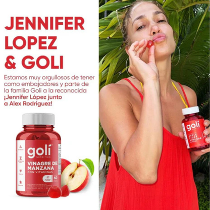 PROMO SOLO HOY 35% OFF - GOMAS GOLI NUTRITION VINAGRE DE MANZANA