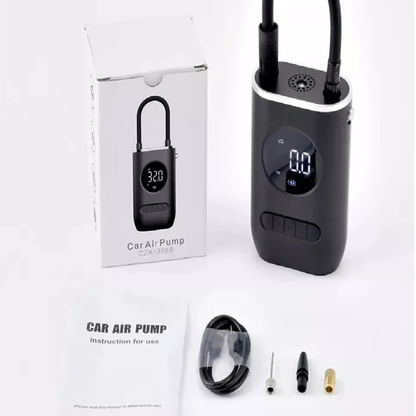 COMPRESOR 3 EN 1 + LINTERNA + POWER BANK - Carga rápida tipo "C" - ÚLTIMO DIA CON 40% OFF