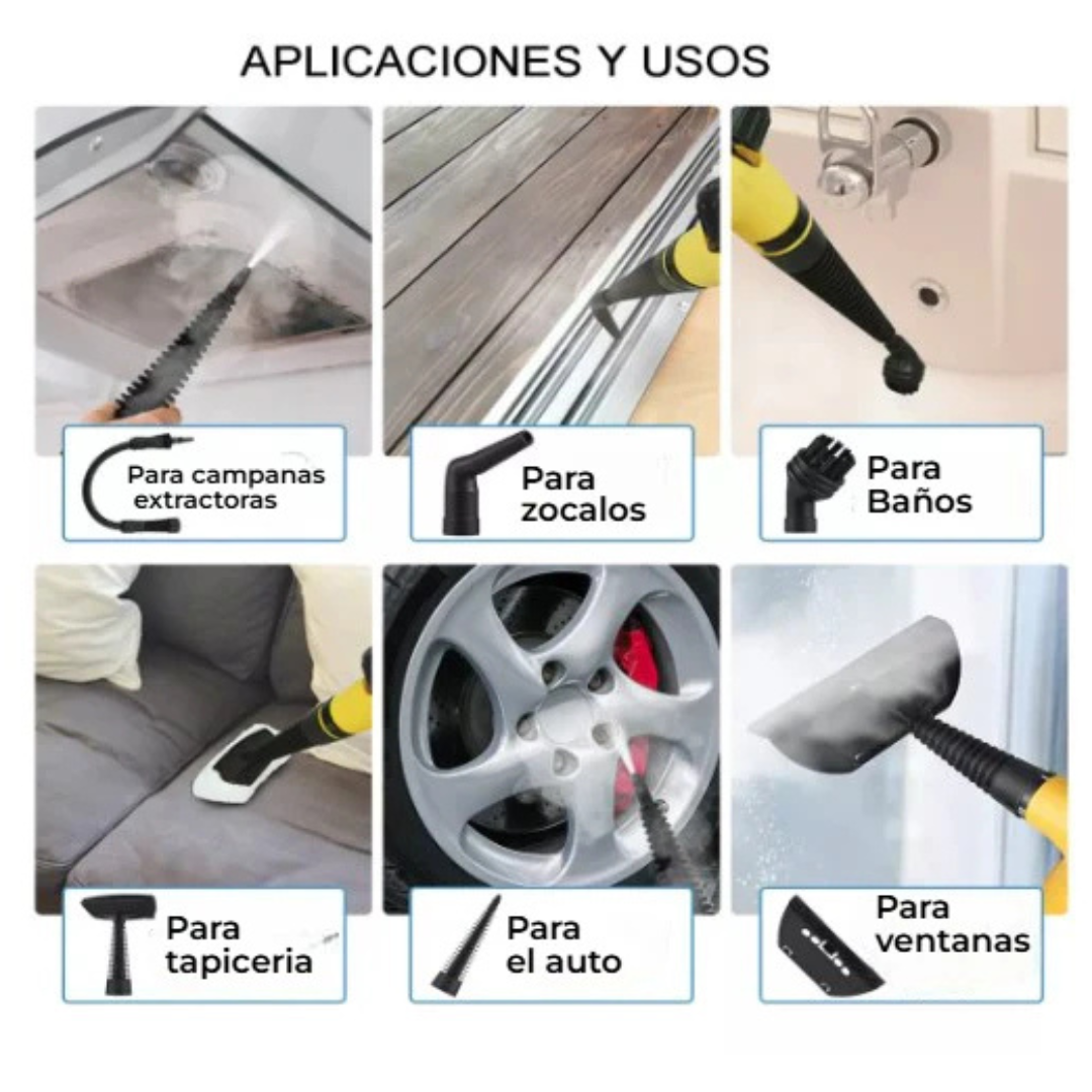 Limpiador a Vapor Multiusos - ÚLTIMO DIA DE LA PROMOCIÓN 35% OFF