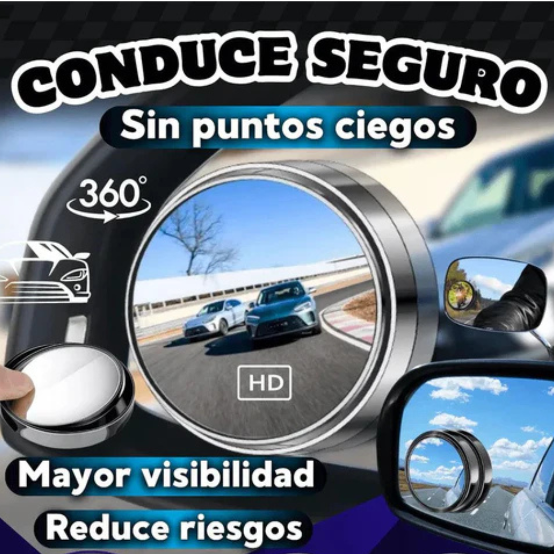 SÓLO HOY 40% - Espejos Retrovisor Punto Ciego 360 Grado 2UND