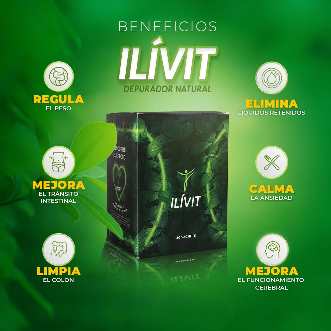 40%OFF SÓLO HOY - TRATAMIENTO 1 MES CON ILIVIT DEPURADOR NATURAL!