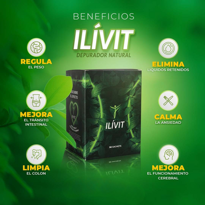 40%OFF SÓLO HOY - TRATAMIENTO 1 MES CON ILIVIT DEPURADOR NATURAL!