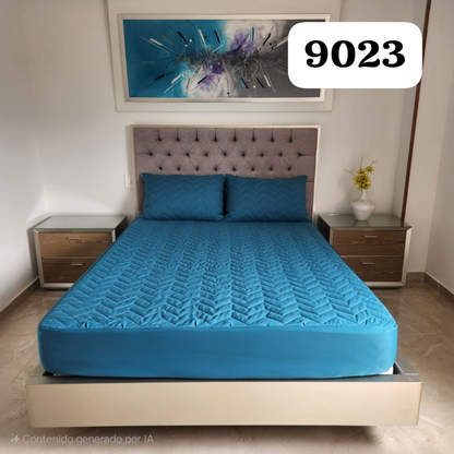 SOLO HOY 40% OFF - Protector de Colchón Impermeable Premium + 2 fundas de REGALO IMPERDIBLE