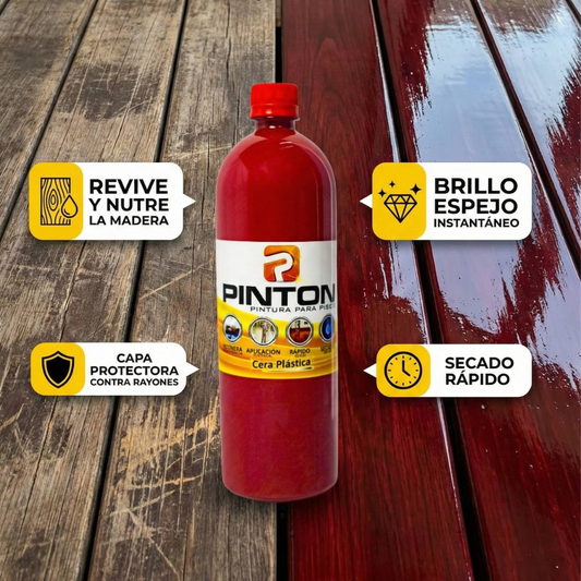LIQUIDACIÓN TOTAL 35% OFF - Cera Plástica Pinton – Brillo y Protección Profesional para tus Pisos