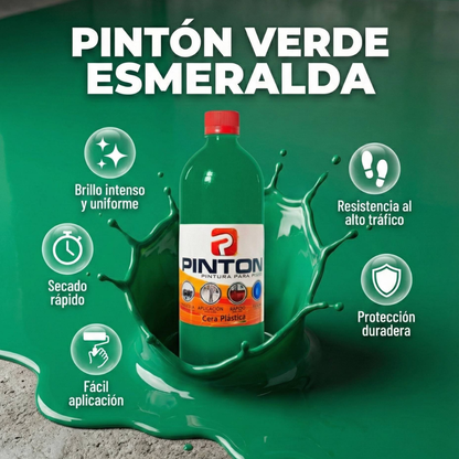 LIQUIDACIÓN TOTAL 35% OFF - Cera Plástica Pinton – Brillo y Protección Profesional para tus Pisos