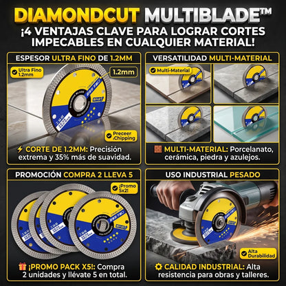 DIAMONDCUT™ Disco de Corte de Diamante Multifuncional - COMPRA 2 Y LLÉVATE 5