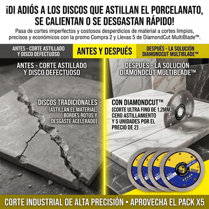 DIAMONDCUT™ Disco de Corte de Diamante Multifuncional - COMPRA 2 Y LLÉVATE 5