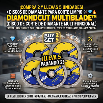 DIAMONDCUT™ Disco de Corte de Diamante Multifuncional - COMPRA 2 Y LLÉVATE 5