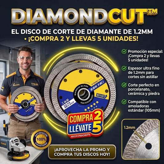 DIAMONDCUT™ Disco de Corte de Diamante Multifuncional - COMPRA 2 Y LLÉVATE 4