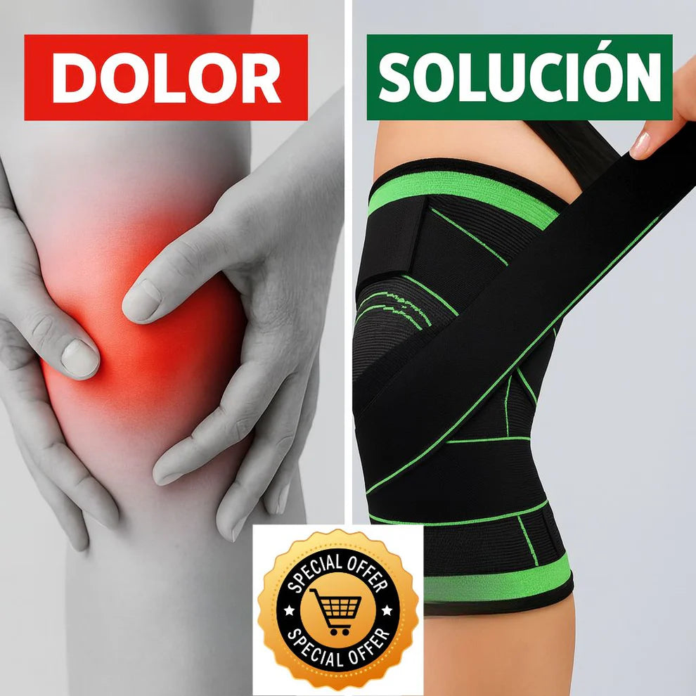 SUPER PROMO COMPRA 1 Y LLÉVE 2 ¡ÚLTIMAS UNIDADES DISPONIBLES! RODILLERA DOBLE AJUSTE FINA