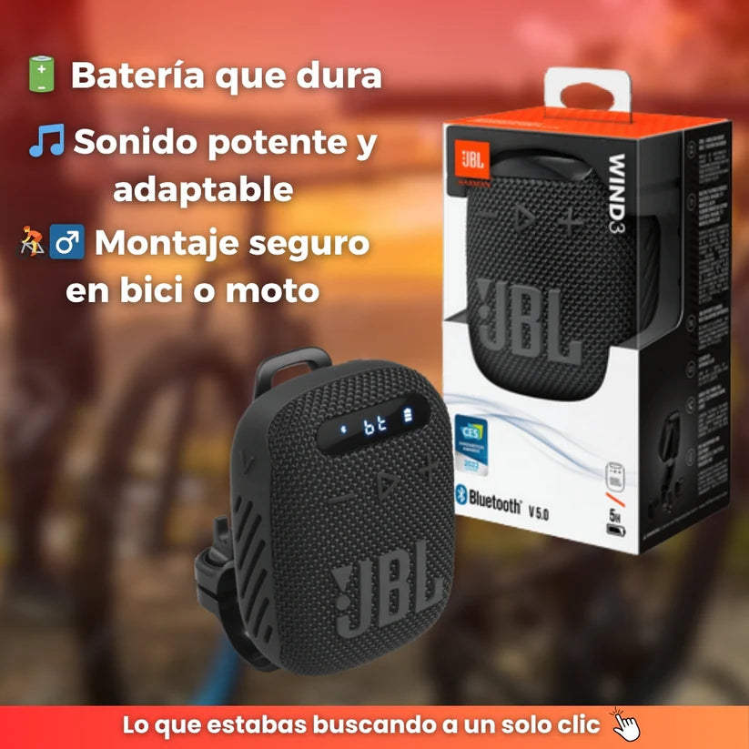 TU COMPAÑERO DE VIAJE - JBL Wind 3 Portatil con un 30% OFF SOLO HOY